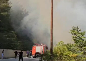Πυρκαγιά στο περιαστικό δάσος της Ξάνθης – Μήνυμα από το 112