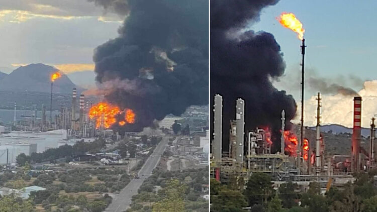 Φωτιά εγκαταστάσεις Motor Oil