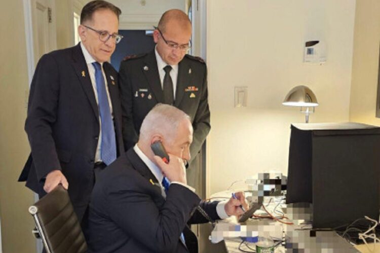 Η στιγμή που ο Νετανιάχου δίνει εντολή για επίθεση στη Βηρυτό (photo)