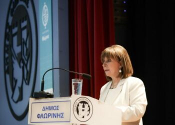 Επίτιμη δημότης Φλώρινας ανακηρύχθηκε η Κατερίνα Σακελλαροπούλου