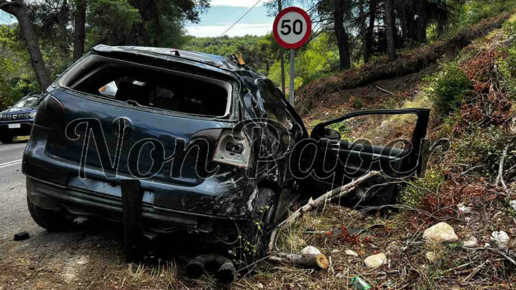 Σοβαρό τροχαίο στην Εύβοια