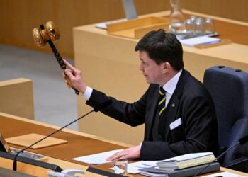 Σουηδία: Φιλοπαλαιστίνιοι διαδηλωτές πέταξαν ντομάτες στην υπουργό Εξωτερικών