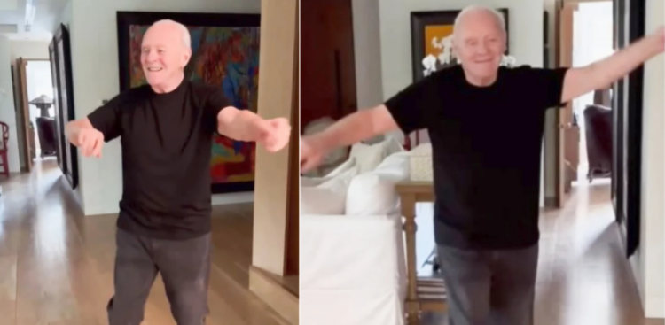 Άντονι Χόπκινς: Στα 86 του χορεύει ξανά συρτάκι -«Χόρεψε σαν να μην σε βλέπει κανείς» (video)