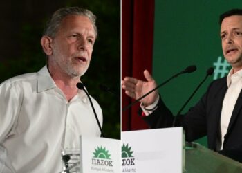 ΠΑΣΟΚ: Η μάχη Χάρη Δούκα και Παύλου Γερουλάνου – Δείτε live τις ομιλίες τους