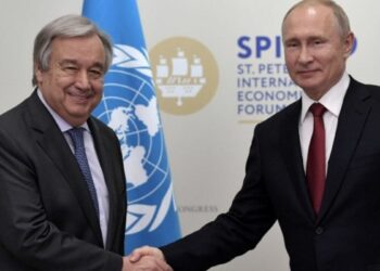 Γκουτέρες σε Πούτιν: «Η ρωσική εισβολή στην Ουκρανία παραβιάζει το διεθνές δίκαιο»