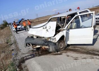 Τραγωδία στην Λάρισα: Τροχαίο δυστύχημα με έναν νεκρό και δύο τραυματίες (photo)