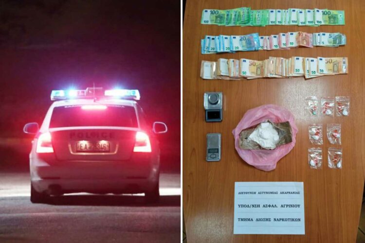 Συνελήφθη άνδρας για διακίνηση ναρκωτικών στην Αιτωλοακαρνανία