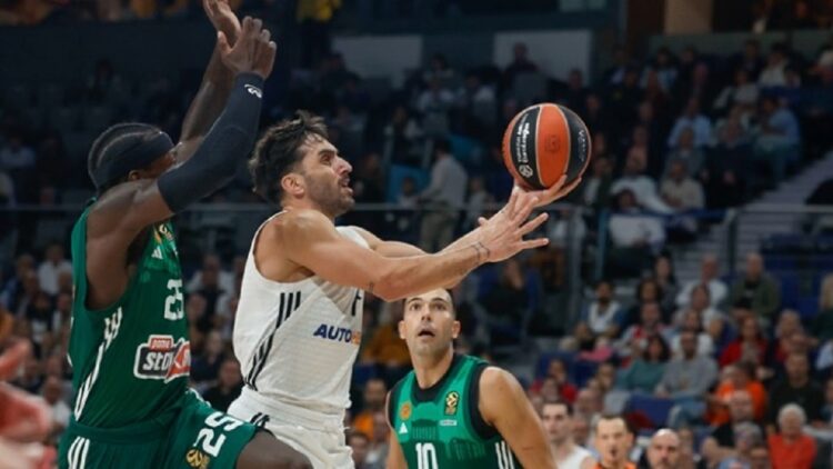 Μπάσκετ-Euroleague: Ρεάλ Μαδρίτης-Παναθηναϊκός 90-86