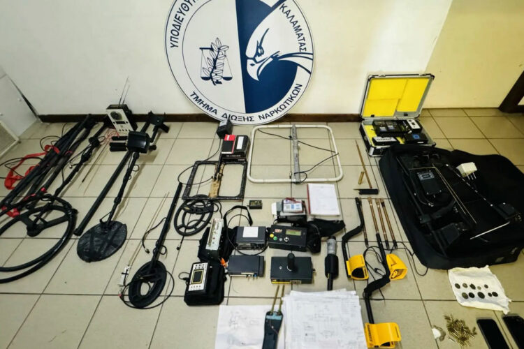 Εξαρθρώθηκε εγκληματική ομάδα: Έκανε παράνομες αρχαιολογικές έρευνες στη Μεσσηνία και Αργολίδα (photos)