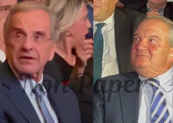 Καραμανλής και Σαμαράς στην απονομή των Βραβείων Επιχειρηματικότητας του ΕΕΑ (photo, video)