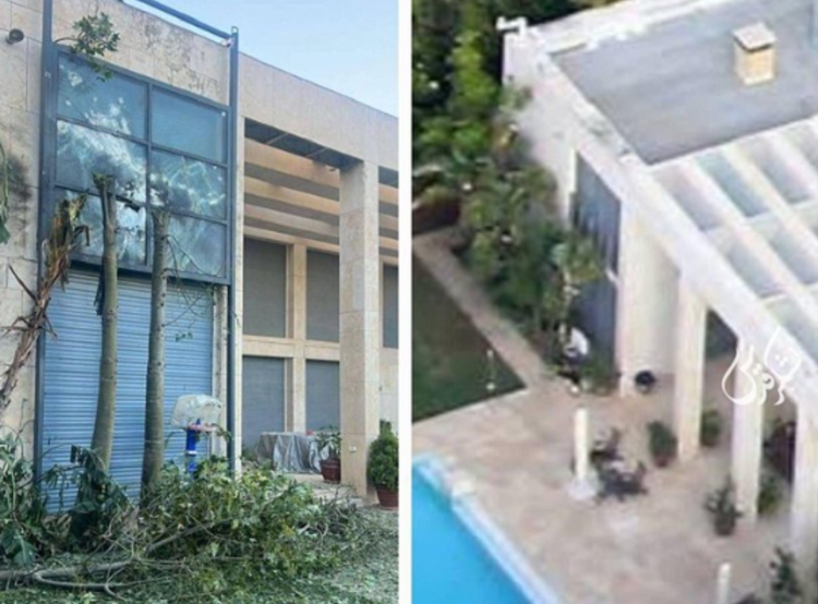 Φωτογραφία ντοκουμέντο από το σπίτι του Νετανιάχου μετά την επίθεση με drone της Χεζμπολάχ