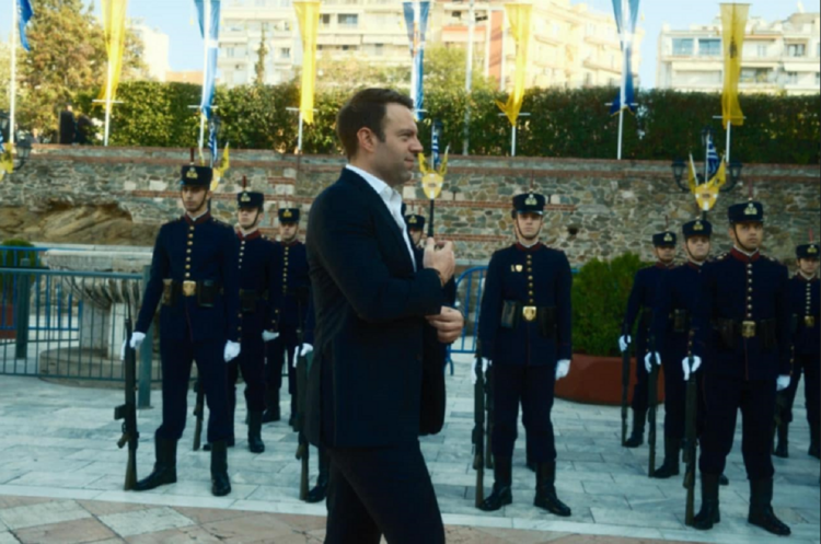 Στη δοξολογία του Αγίου Δημητρίου ο Στέφανος Κασσελάκης