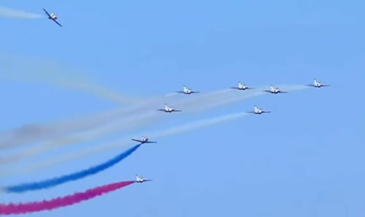 To ακροβατικό σμήνος Egyptian Silver Stars στη Θεσσαλονίκη – Το μεσημέρι θα πετάξει δοκιμαστικά πάνω από την πόλη (video)