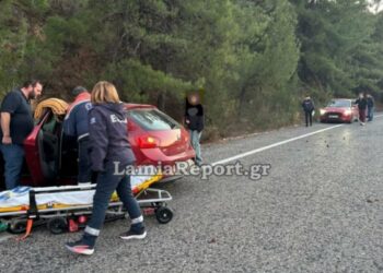 Τροχαίο ατύχημα στην Λαμία