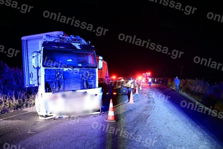 Τρομακτικό τροχαίο στη Λάρισα με νεκρό και τραυματίες – Φωτογραφίες από το σημείο