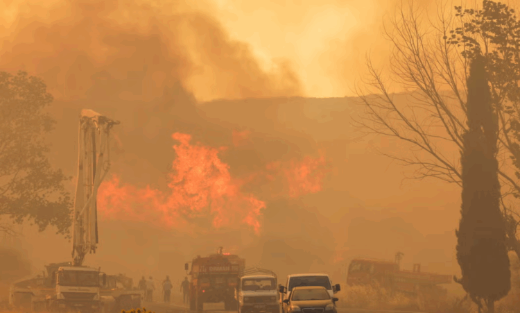 Φωτιά στη Σμύρνη