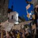 Ουκρανία διαδήλωση κατά του Ζελένσκι