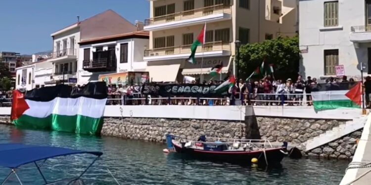 Ένταση κατά την άφιξη κρουαζιερόπλοιου με Ισραηλινούς στον Άγιο Νικόλαο Κρήτης