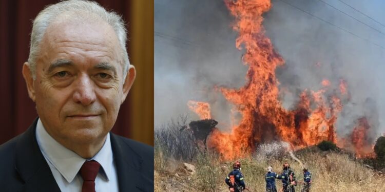 Λέκκας για Κύθηρα: «Τεράστιο πλήγμα η νέα φωτιά – Το νησί οδηγείται σε ταχεία ερημοποίηση»