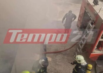 Πάτρα: Φωτιά στο Νοσοκομείο «Άγιος Ανδρέας» – Συναγερμός στην Πυροσβεστική I ΦΩΤΟ