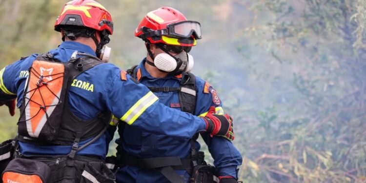 Χάρτης πρόβλεψης κινδύνου πυρκαγιάς για σήμερα, Τρίτη
