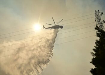 Χάρτης πρόβλεψης κινδύνου πυρκαγιάς για σήμερα, Τρίτη