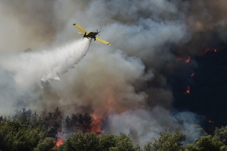 Χάρτης πρόβλεψης κινδύνου πυρκαγιάς για σήμερα, Τετάρτη