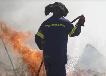 Χάρτης πρόβλεψης κινδύνου πυρκαγιάς για σήμερα, Πέμπτη