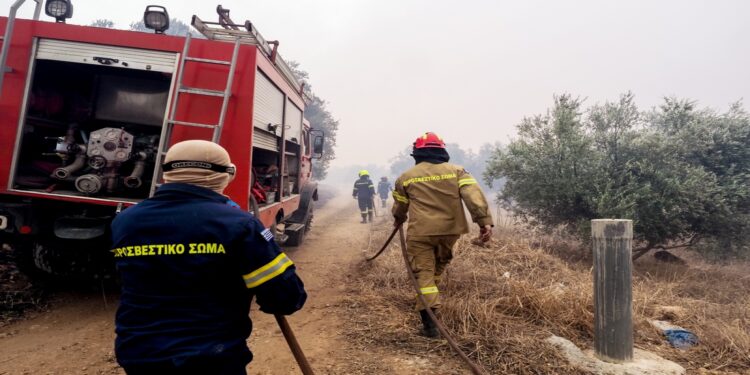 Χάρτης πρόβλεψης κινδύνου πυρκαγιάς για σήμερα, Σάββατο