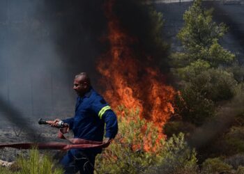 Χάρτης πρόβλεψης κινδύνου πυρκαγιάς για σήμερα, Τρίτη