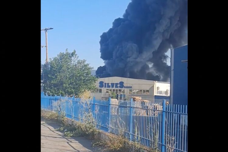 Φωτιά σε εργοστάσιο πλαστικών – Πυκνός καπνός έχει «πνίξει» τη Ριτσώνα