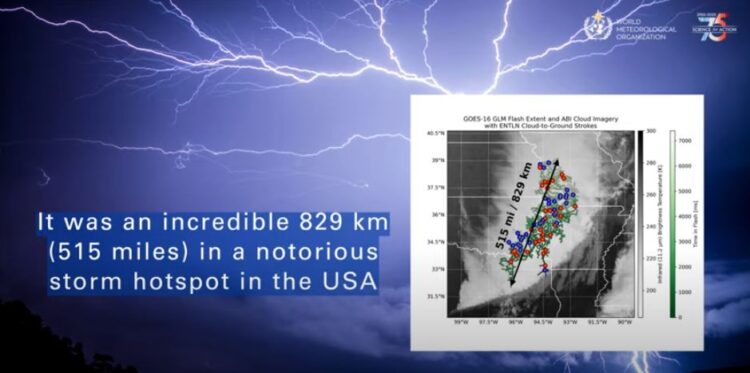 Στις ΗΠA μεγαλύτερη αστραπή στην ιστορία – Σαν να έφυγε από το Παρίσι και να πήγε στην Βενετία!