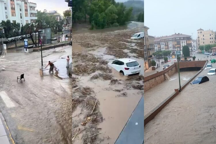 Ακραία καιρικά φαινόμενα πλήττουν την Ευρώπη – Πλημμύρες στην Ισπανία και καύσωνες στη Βρετανία