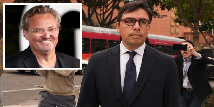 Ομολόγησε ο γιατρός που πούλησε κεταμίνη πριν τον θάνατο του Μάθιου Πέρι