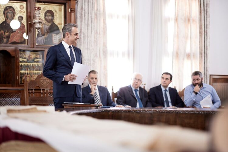 Μητσοτάκη στο Άγιο Όρος