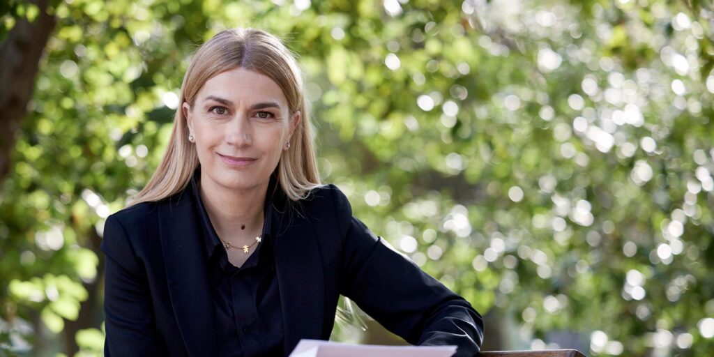 Η υφυπουργός Μετανάστευσης και Ασύλου Σέβη Βολουδάκη