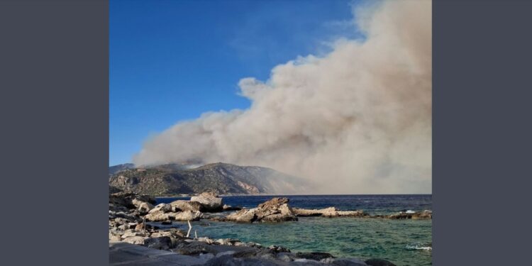 Φωτιές στην Κρήτη – Σε Χανιά και Ηράκλειο