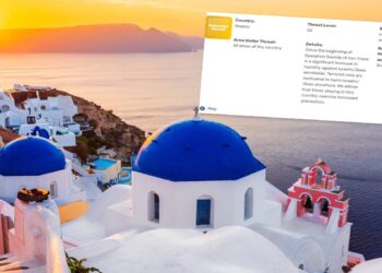 Νέα ταξιδιωτική οδηγία του Ισραήλ για την Ελλάδα: «Πιθανή απειλή»