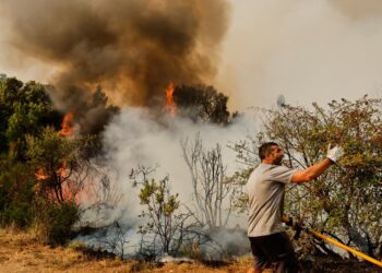 Καύσωνας και πυρκαγιές πλήττουν τη νότια Ευρώπη