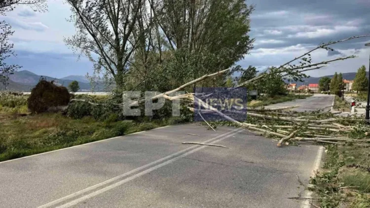 Σφοδρές καταιγίδες με χαλάζι και ισχυρούς ανέμους σε Καστοριά, Κέρκυρα και Ήπειρο
