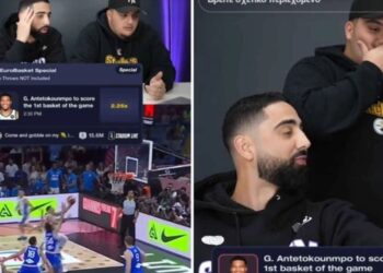 Eurobasket: Ο Σλούκας «έκαψε» στοίχημα 10.000 δολαρίων για τον Αντετοκούνμπο