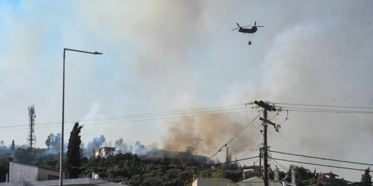 Συνεχίζεται η μάχη για τρίτη ημέρα στο πύρινο μέτωπο σε Πάτρα και Χίο  – Nέα φωτιά στην Ηλεία – Έχει περιοριστεί σε Κεφαλονιά, Άρτα, Πρέβεζα – Παραμένει ο κίνδυνος της αναζωπύρωσης 