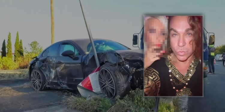 Ποια είναι η ιδιοκτήτρια της μαύρης Porsche στο τροχαίο της Θέρμης: Ποια οδηγούσε τη στιγμή της σύγκρουσης