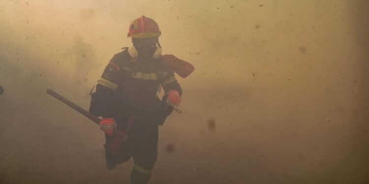 Χάρτης πρόβλεψης κινδύνου πυρκαγιάς για σήμερα, Πέμπτη