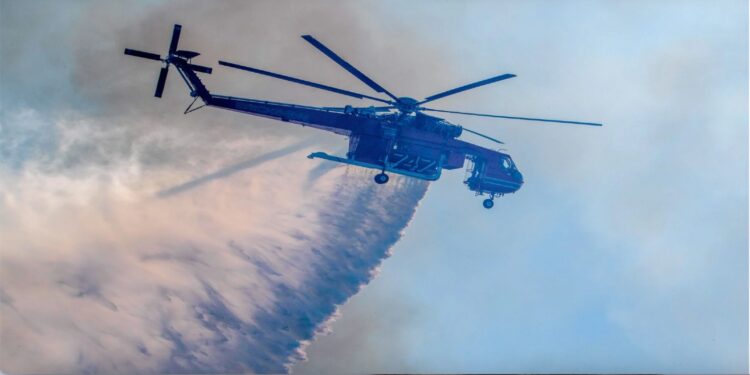 Χάρτης πρόβλεψης κινδύνου πυρκαγιάς για σήμερα, Τρίτη