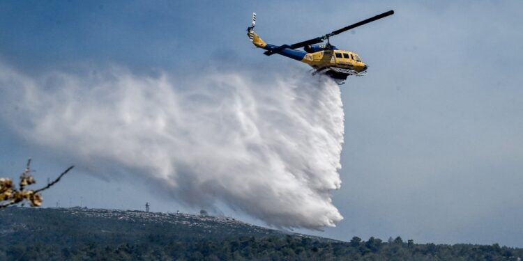 Χάρτης πρόβλεψης κινδύνου πυρκαγιάς για σήμερα, Πέμπτη