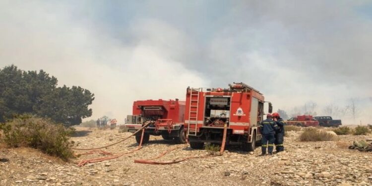 Χάρτης πρόβλεψης κινδύνου πυρκαγιάς για σήμερα, Παρασκευή