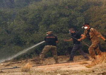 Χάρτης πρόβλεψης κινδύνου πυρκαγιάς για σήμερα, Τετάρτη