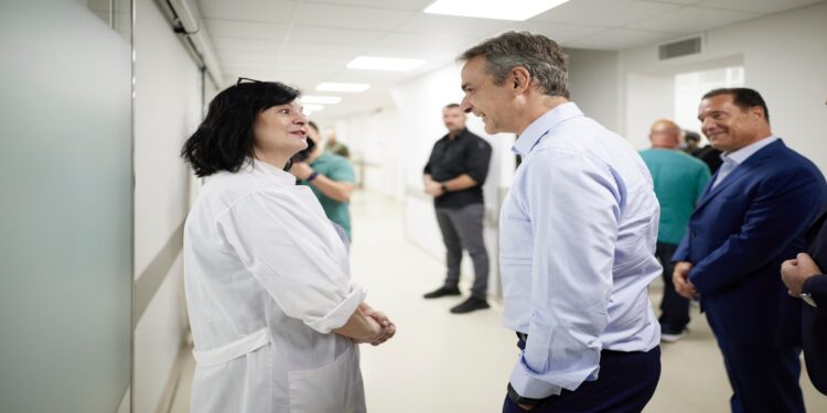 Επίσκεψη Μητσοτάκη στο Ιπποκράτειο – Σε εξέλιξη τα έργα αναβάθμισης του ΤΕΠ