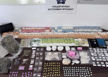 Μύκονος: Συλλήψεις διακινητών με «πακέτο» σκληρών ναρκωτικών